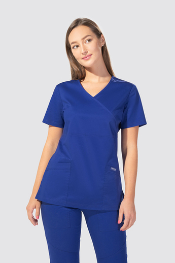  Bluza medyczna damska, Uniformix FLEX ZONE FZ2053, chabrowy.