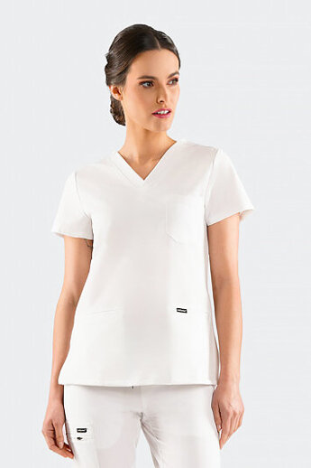  Bluza medyczna damska Uniformix RayOn, 3000-white