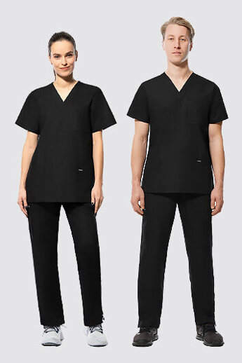  Komplet medyczny uniwersalny, Uniformix TEAM, bluza+spodnie T1250 Czarny