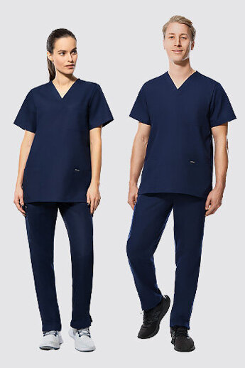  Komplet medyczny uniwersalny, Uniformix TEAM, bluza+spodnie T1250 Granatowy