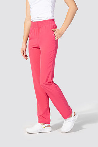  Spodnie medyczne damskie, Uniformix Comfort CT2049, róż intensywny.