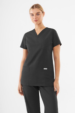 Bluza medyczna damska, Uniformix TEAM T1000, Dark gray