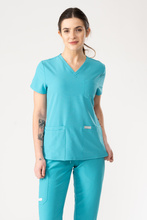 Bluza medyczna damska Uniformix, Super Flex 4000-	Teal