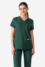 Bluza medyczna damska Uniformix RayOn, 3000, Hunter Green