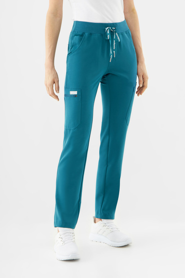 Spodnie medyczne damskie Uniformix RayOn, 3030, Caraibben blue