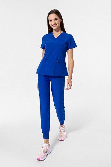 Zestaw medyczny Uniformix Super Flex, bluza 4000 + spodnie 4020 Royal Blue