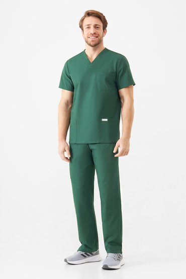 Zestaw medyczny uniwersalny Uniformix TEAM, bluza T1260 + spodnie T1190, Hunter Green