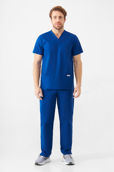 Zestaw medyczny uniwersalny Uniformix TEAM, bluza T1260 + spodnie T1190, Royal Blue