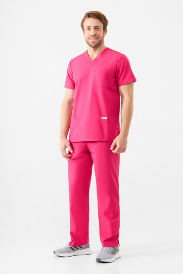 Zestaw medyczny uniwersalny Uniformix TEAM, bluza T1260 + spodnie T1190, Virtual Pink