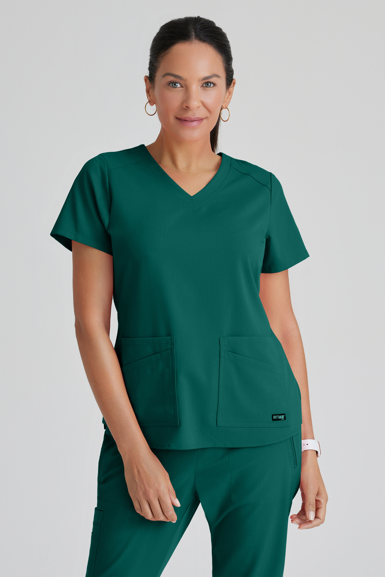 Bluza Medyczna Damska Grey's Anatomy Spandex-Stretch GRST011 OLIVE ...