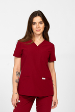 Bluza medyczna damska Uniformix RayOn, 3000, Burgundy