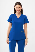 Bluza medyczna damska Uniformix RayOn, 3000, Royal Blue