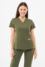 Bluza medyczna damska Uniformix RayOn, 3000, Tea Leaf