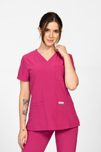 Bluza medyczna damska Uniformix, Super Flex 4000-Virtual pink