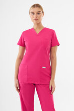 Bluza medyczna damska, Uniformix TEAM T1000, Virtual Pink