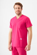 Bluza medyczna uniwersalna, Uniformix TEAM  T1260, Virtual Pink