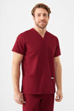 Bluza medyczna uniwersalna, Uniformix TEAM T1260, Wine